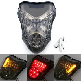 Tl-387-smoke Darupsun Integrated Led Taillight Turn Signals For Suzuki Gsxr 1300 Hayabusa 08-20 Smo