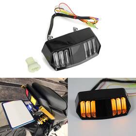 Tl-478-clear Darupsun Motorbike Brake Tail Light Integrated Turn Signal For Honda Cbr650f Msx125 Ey