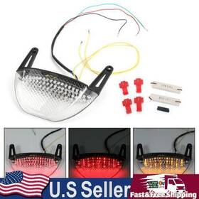 Tl-481-clear Darupsun Motorcycle Rear Brake Turn Signals Taillight For Honda Cbr 600rr 2007-2012 E