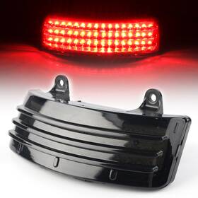 Dictorcoltd 310001248654 Smoke Tri-bar Led Rear Tail Fender Tip Light For Harley Street Glide 2014-2018