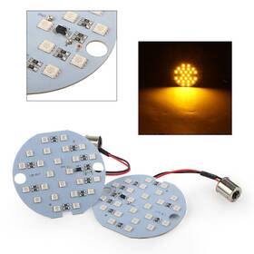 1156 Dictorcoltd 550748550997 2pcs Amber Led Tail Brake Turn Signal Lights For Harley Electra Touring