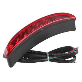 Dictorcoltd 550748584091 For Harley Sportster Xl 883 1200 Abs Plastic Fender Edge Led Tail Lights Lamp