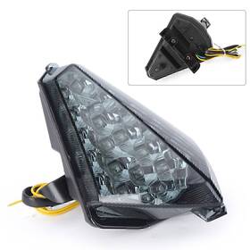 Dictorcoltd 550748593086 Led Brake Rear Taillight For Yamaha Yzf R1 2007 2008 Black With Turn Signal Lamp
