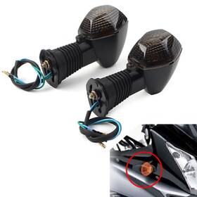 Dictorcoltd 550748632945 2 Pcs Rear Turn Signal Light Brown Bulb Flashing For Suzuki Dl1000/dl650 V-strom