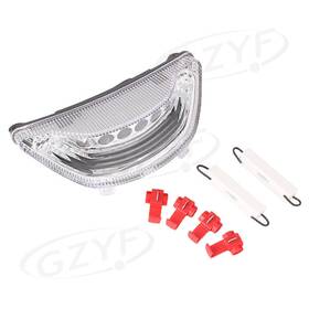 Dictorcoltd 550748637261 Clear Motorcycle Led Taillights Stop Brake Lamp For Yamaha V Max 1700 2009-2013