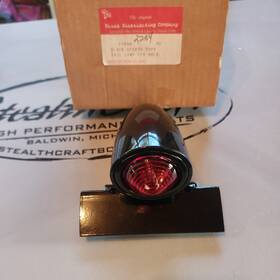 1169b Dixie Distributing Replica Black Sparto Tail Lamp Fits Harley Davidson