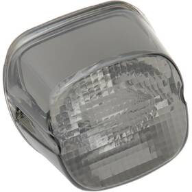 12-0411c Drag Specialties Laydown Taillight Lens With Top Tag Window - Red Motorcycle