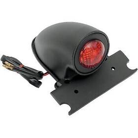 2010-0603 Drag Specialties Black 50s Style Chopper Taillight For Custom Use