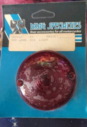 Drag Specialties 280260 Specialists Part Number Red Lens For A Tail Light Harley