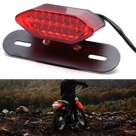 Lfmeeus025 Dreamizer Motorcycle Tail Light Integrated Running Lamp Brake&turn Signal Red