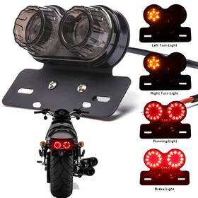 Lfmeeus027 Dreamizer 40 Led 40w Motorcycle Tail Light Integrated Running Lamp Brake&turn