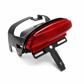 8900tl-dyn-r Eagle Lights Bobtail Tri-bar Red Led Tail Light Harley-davidson Dyna Fat Bob