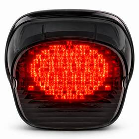 8900tl5-s-nw Eagle Lights Smoke Strobe Layback Led Tail / Brake No Tag Light Harley-davidson