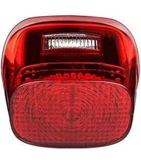 8900tl6-r Eagle Lights Red Flashing Strobe Led Tail Brake Light For Harley With Plate Window