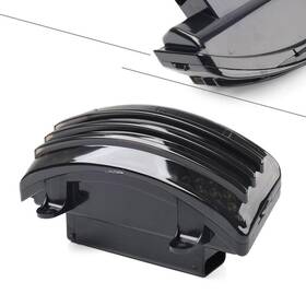 Efmotorshop 550724836176 Smoke Tri-bar Led Rear Tail Light Fender Tip For Harley Street Glide 14-19