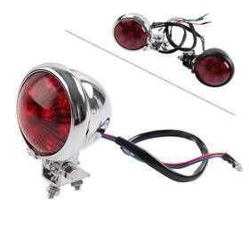 Efmotorshop 550727576819 Motorcycle Led Rear Stop Brake Tail Light Lamp For Cafe Racer Bobber Chopper Us