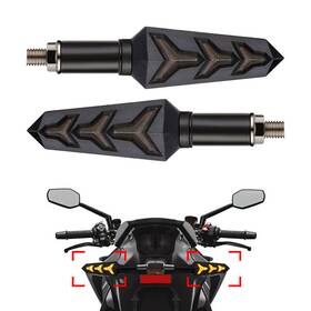 Efmotorshop 550734991681 1 Pair Sequential Motor Led Turn Signal Amber Blinker Light Tail Brake Lamp