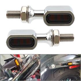 Efmotorshop 550749441652 12pcs Mini Led Rear Turn Signal Light Run Indicator Lamp Fit Harley Touring Dyna