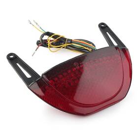 Efmotorshop 612042575912 Red Brake Turn Signals Integrated Taillight For Honda Cbr600rr 2007-2012 2009 10
