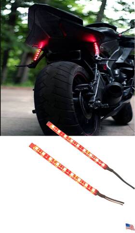 757587825 Emissive-lighting Motorcycle Tail Brake Stop Turn Signal 5050 Led Light Strip Custom Cbr
