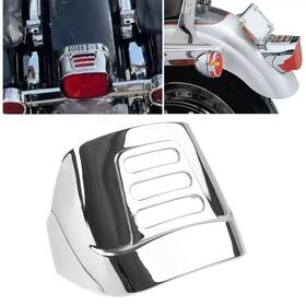 Eparts 550756765093 Chrome Tail Light Visor Cover For Harley Tri Glide Flhtcutg 09-22 Flhxxx 10-11