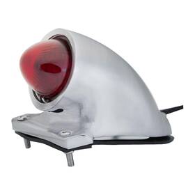 Ftc-3028-chrome Fatecim Ftc-3028 Vintage Sparto Motorcycle Tail Light Brake Stop Rear