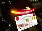 Fenderkit119dr-x Chrome Glow Honda Double Led Integrated Turn Signal Fender Bar