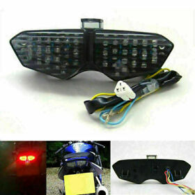 Tl-356-smoke Fit For Yamaha Yzf R6 2003-2005 Abs Led Smoke Brake Turn Signal Tail Light Us Un