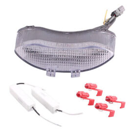 For Daytona 675 2005-10 Speed Triple Clear Led Tail Light Brake Turn Signal Lamp