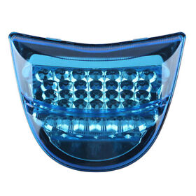 For Honda Cbr954rr 2002-2003 Led Taillight Integrated Turn Signal Lamp Blue Lens