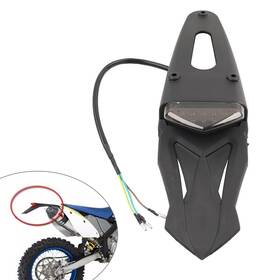 Fortodayyusa 550745429111 Rear Mudguard Tail Light Brake Lamp Fit Off-road Motor Motocross Dirt Bike Black