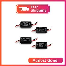 4-100a Fxc 4pack 24w Flash Strobe Controller Flasher Module For Led Brake Light Tail St
