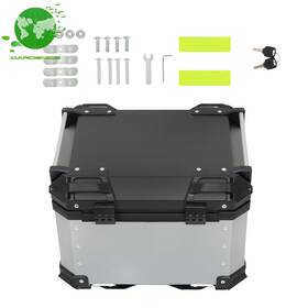 1296036 Gardenice Motorcycle Luggage Waterproof Tail Box Scooter Trunk Storage Top Case 45l