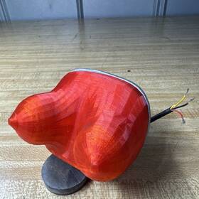 Gat-001 Gattis Garage Titty Tail Light Custom Brake Chopper Harley Bobber Boobies