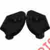 Gcym09r1-blk Greggs Customs Gloss Black Mirror Block Off Plates