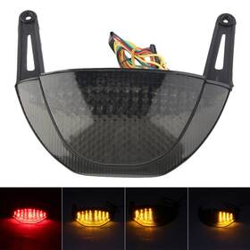 Geminiauto-ususa 510001232749 Led Taillight Turn Signal Lamp Rear Light Fit Honda Cbr 600 Rr 2007-2012 Black