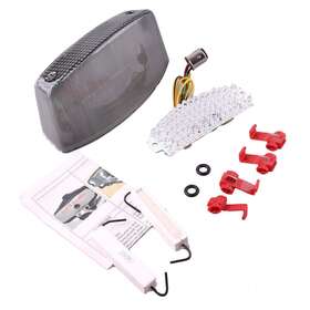 Gzyf 420013215299 1x Led Tail Lamp Rear Taillight Running Light For Ducati Monster 1994-2010 Smoke