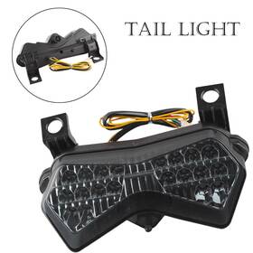 Gzyf 550722931378 Integrated Led Taillight Turn Signals Smoke Fit Kawasaki Ninja Zx6r 2003-2004
