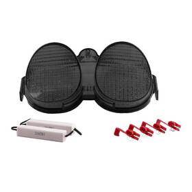 Gzyf 550743381312 1pc Led Tail Lamp Rear Taillight Running Light For Yamaha Yzf R6 2001-2002 Smoke
