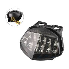 Gzyf 550743940786 Led Taillight Integrated Turn Signals Fits Kawasaki Ninja 250r 2008-2012 Smoke