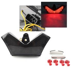 Gzyf 550744876787 For 2006-2010 07 Kawasaki Ninja Zx-14r Led Taillight With Turn Signal Lamp Smoke