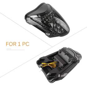 Gzyf 550746908295 Fit Suzuki Hayabusa Gsx1300r 2008-13 Black Set Led Taillight With Turn Signal Lamp