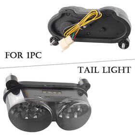 Gzyf 550746927869 For Kawasaki Ninja Zx9r 1998-2003 02 Integrated Led Taillight Turn Signal Smoke