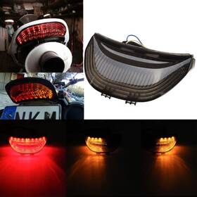 H-yeeu 718174125855 Tail Light Integrated Turn Signals Fit For Honda Cbr 600rr 03-06 1000rr 04-07