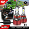 Pyredh11009 H11 Turbo Sii Low Beam Led Headlight Bulbs For Truck Kenworth