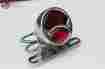 H29-222203 Universal City Chopper Hog Custom Deluxe Motorcycle Rear Fender Tail Light Lamp Stop Lens Hot Rod Style