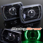 H6014 H6052 Semi Black 7x6 Led Headlights Sealed H6054 Green Projector Diamond