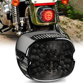 Hacarler 717931384047 Dot Led Tail Light Brake Turn Signal Driving For Harley Sportster Dyna Road King