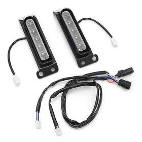 B5-sm-1683-bk Happy-motor Saddlebag Tail Run Brake Turn Signal Light For Harley Touring Road Gilde 14-24