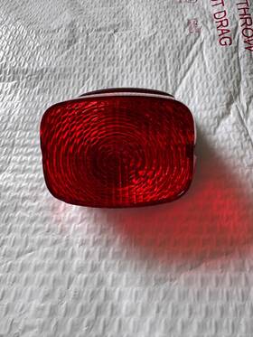 250-1027 Harley-davidson Oem Taillight With License Plate Window Sportster 1988 883